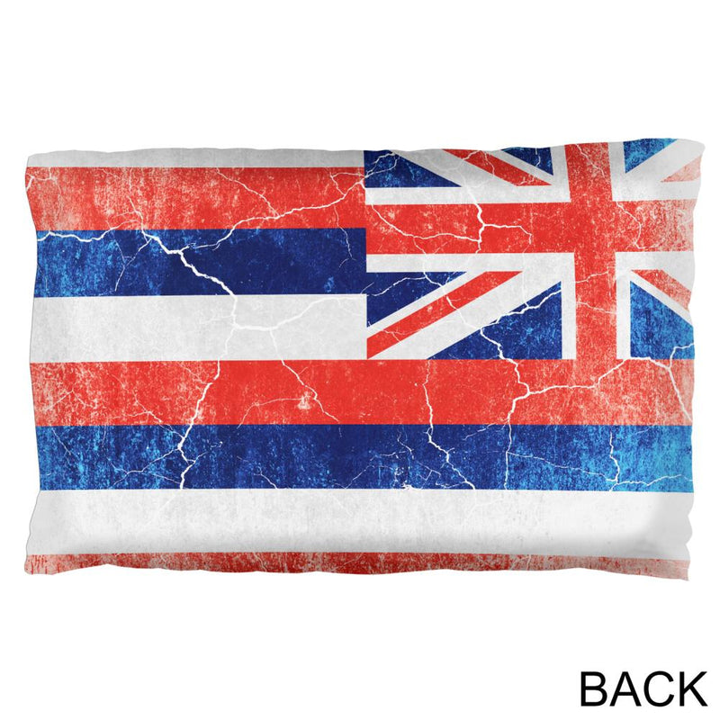 Hawaii Vintage Distressed State Flag Pillow Case Pillowcases Old Glory   