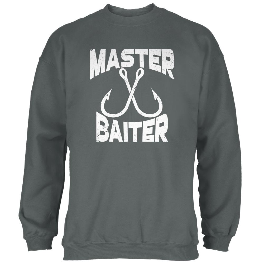 Master Baiter Mens Sweatshirt Men's Sweatshirts Old Glory SM Grey 