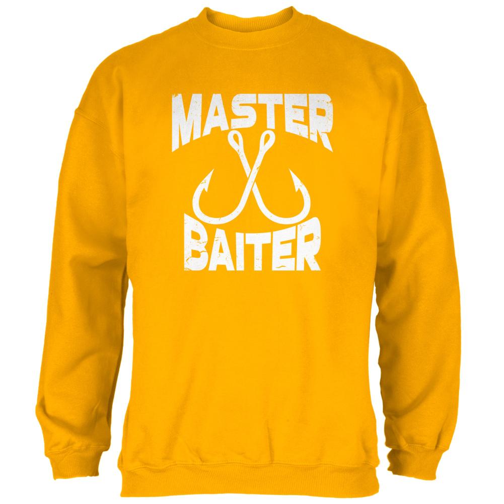 Master Baiter Mens Sweatshirt Men's Sweatshirts Old Glory SM Yellow 