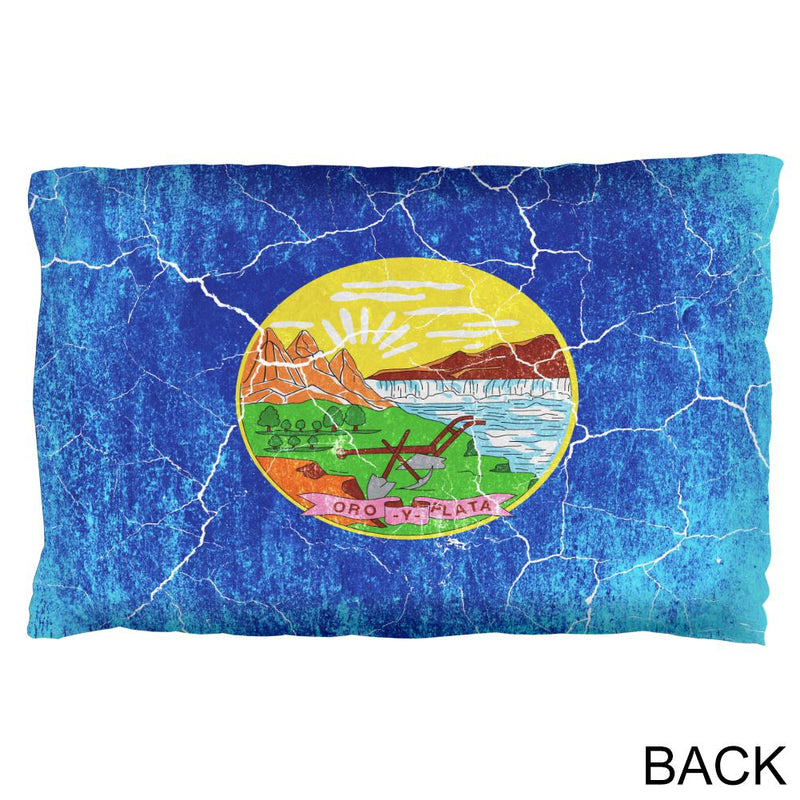 Montana Vintage Distressed State Flag Pillow Case Pillowcases Old Glory   