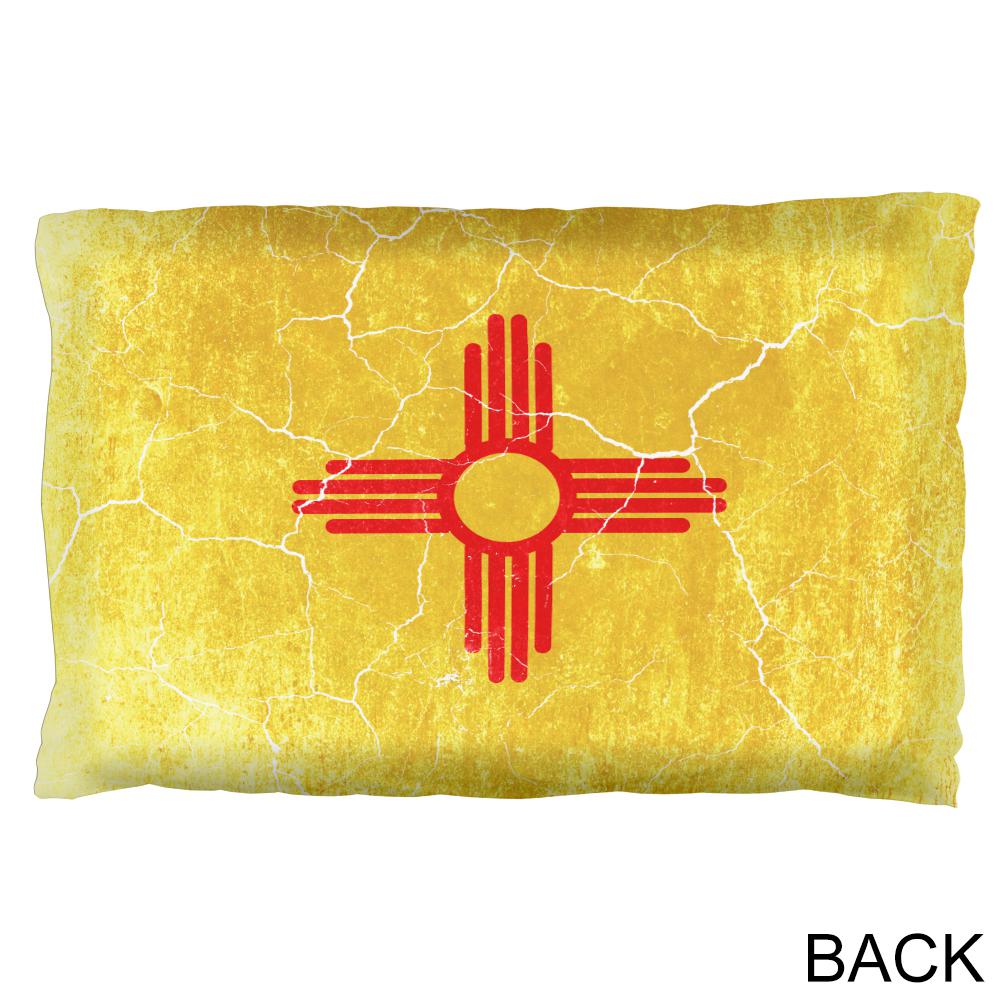 New Mexico Vintage Distressed State Flag Pillow Case Pillowcases Old Glory   