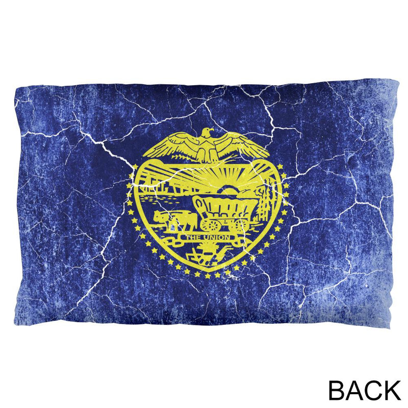 Oregon Vintage Distressed State Flag Pillow Case Pillowcases Old Glory   