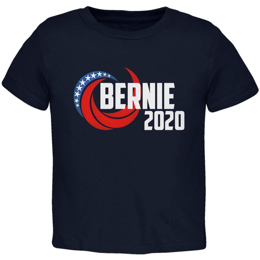 Presidential Election 2020 Bernie Sanders Swoosh Toddler T Shirt Toddler T-Shirts Old Glory 2T Navy 