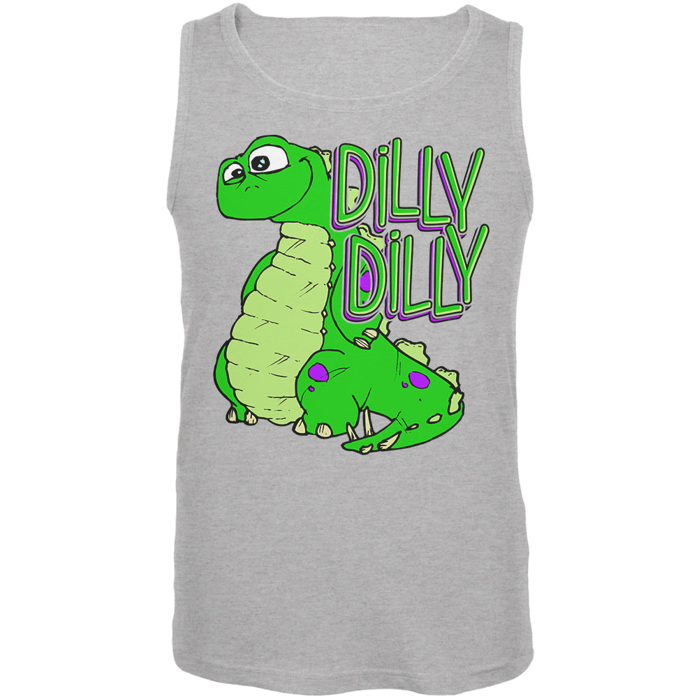 Dilly Dilly Dino Mens Tank Top Men's Tank Tops Old Glory 2XL Grey 