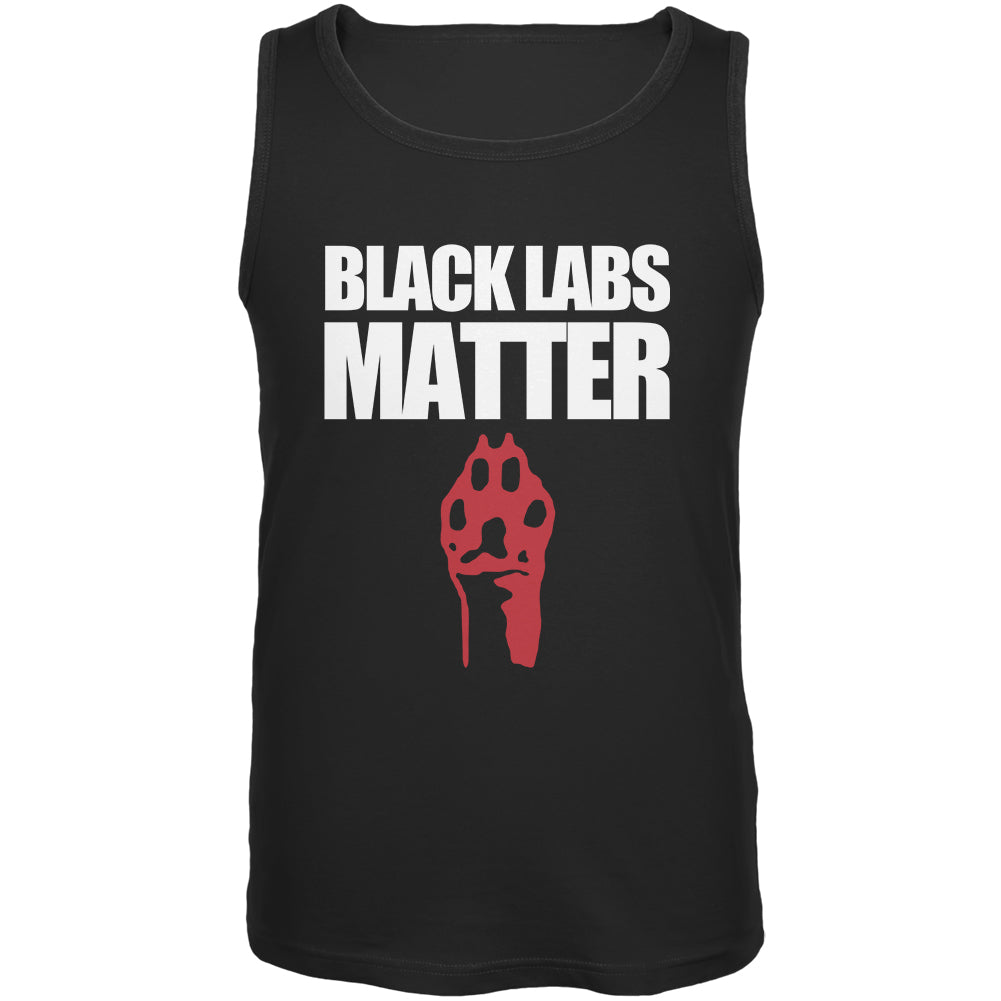 Black Labs Matter Mens Tank Top Men's Tank Tops Old Glory 2XL Black 