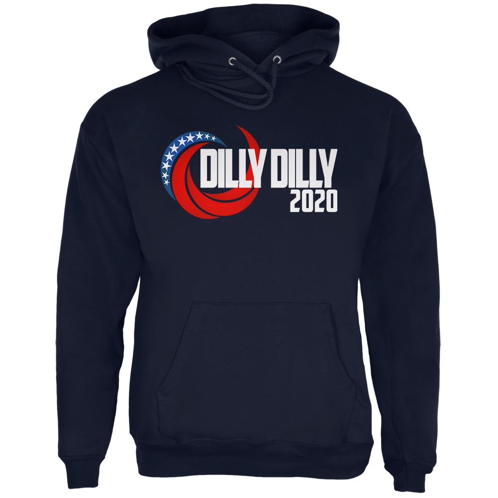 Presidential Election 2020 Dilly Dilly Swoosh Funny Mens Hoodie Men's Hoodies Old Glory 2XL Navy 