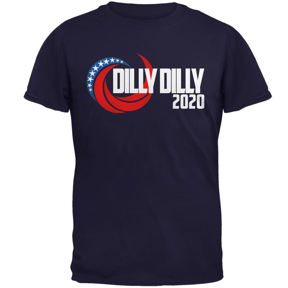 Presidential Election 2020 Dilly Dilly Swoosh Funny Mens T Shirt Men's T-Shirts Old Glory 2XL Navy 