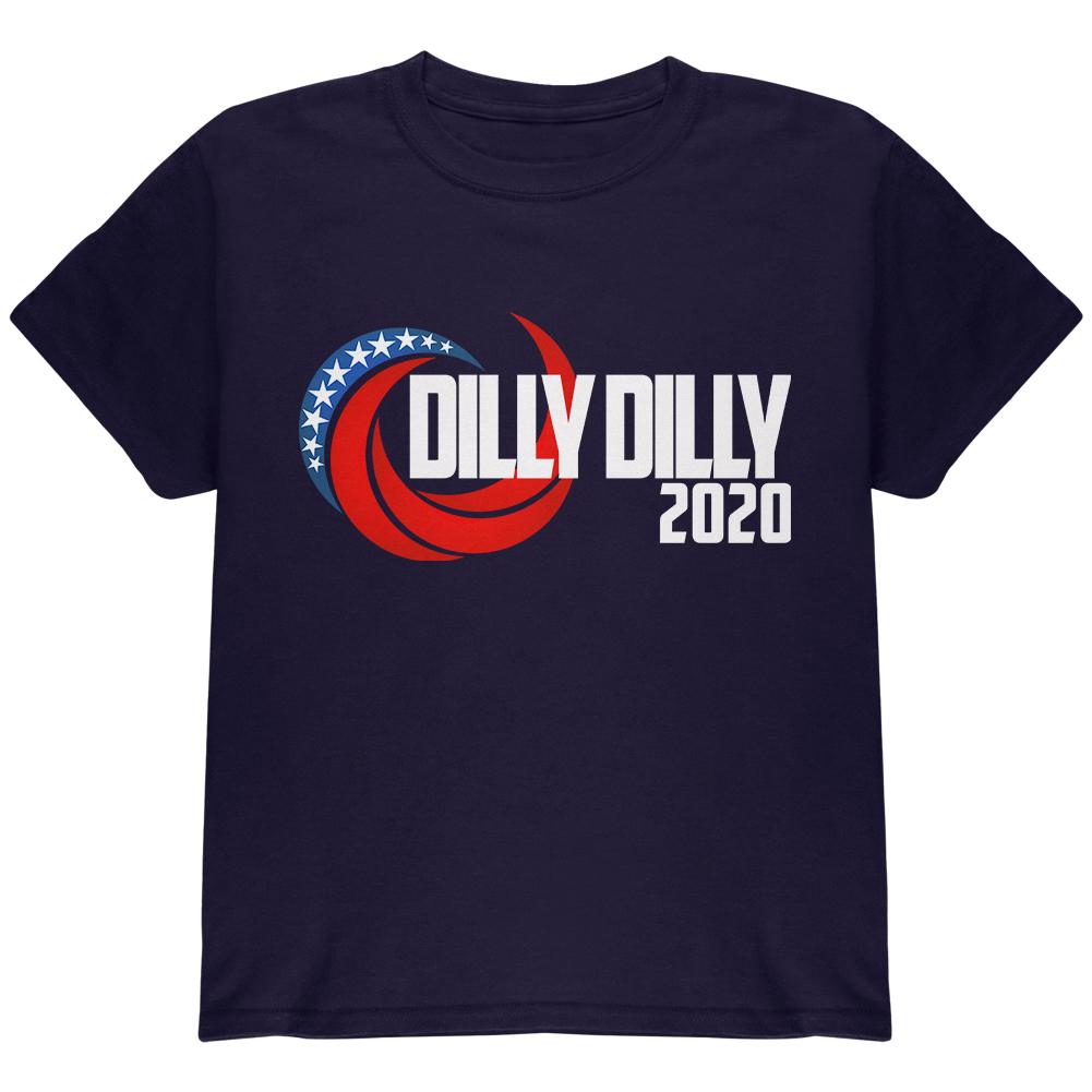 Presidential Election 2020 Dilly Dilly Swoosh Funny Youth T Shirt Youth T-Shirts Old Glory LG Navy 