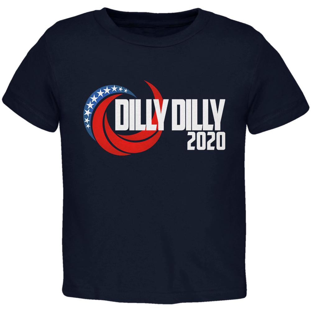 Presidential Election 2020 Dilly Dilly Swoosh Funny Toddler T Shirt Toddler T-Shirts Old Glory 2T Navy 