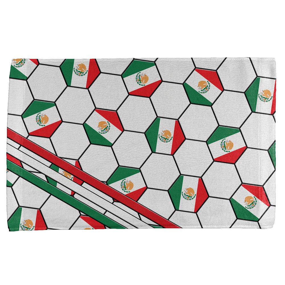 World Cup Mexico Soccer Ball All Over Sport Towel Hand Towel Old Glory OS Multi 