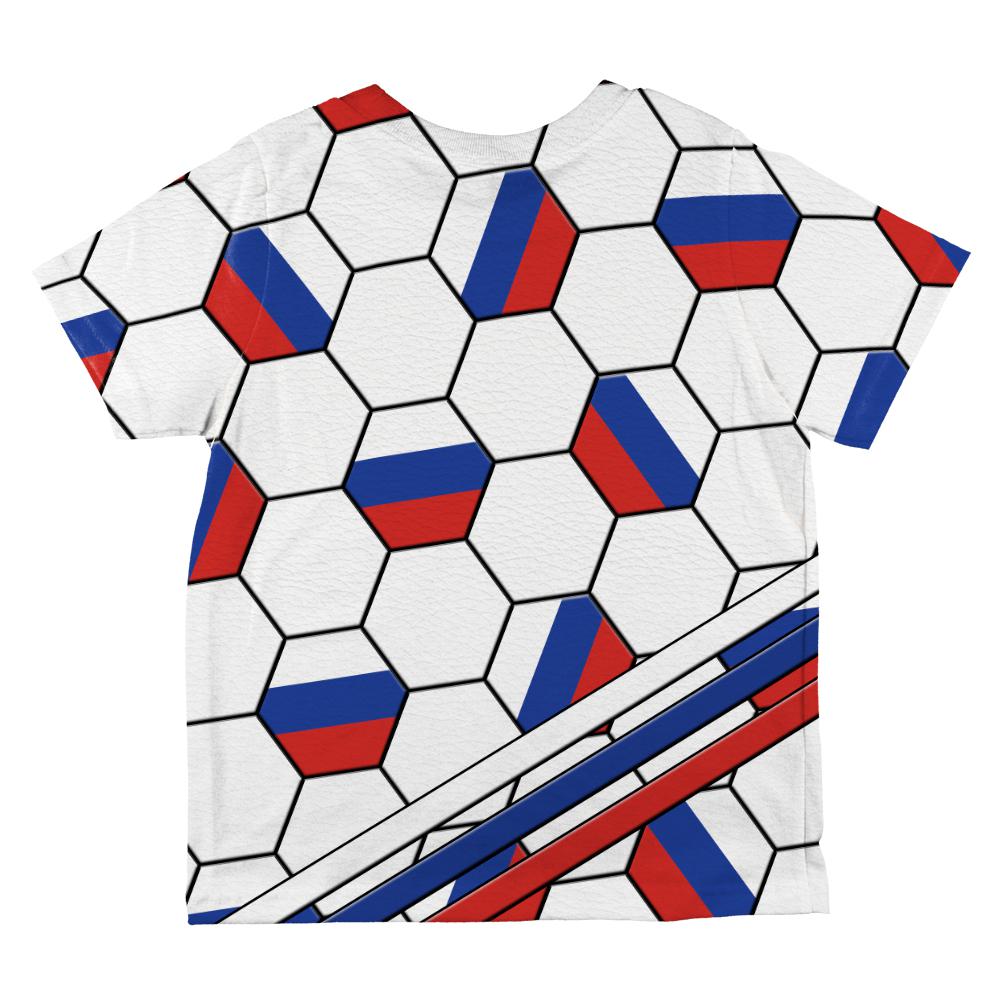 World Cup Russia Soccer Ball All Over Toddler T Shirt Toddler T-Shirts Old Glory   