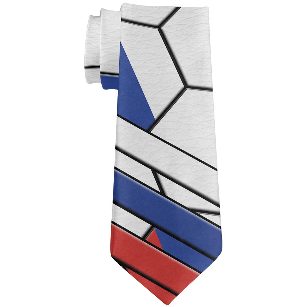 World Cup Russia Soccer Ball All Over Neck Tie Ties Old Glory OS Multi 