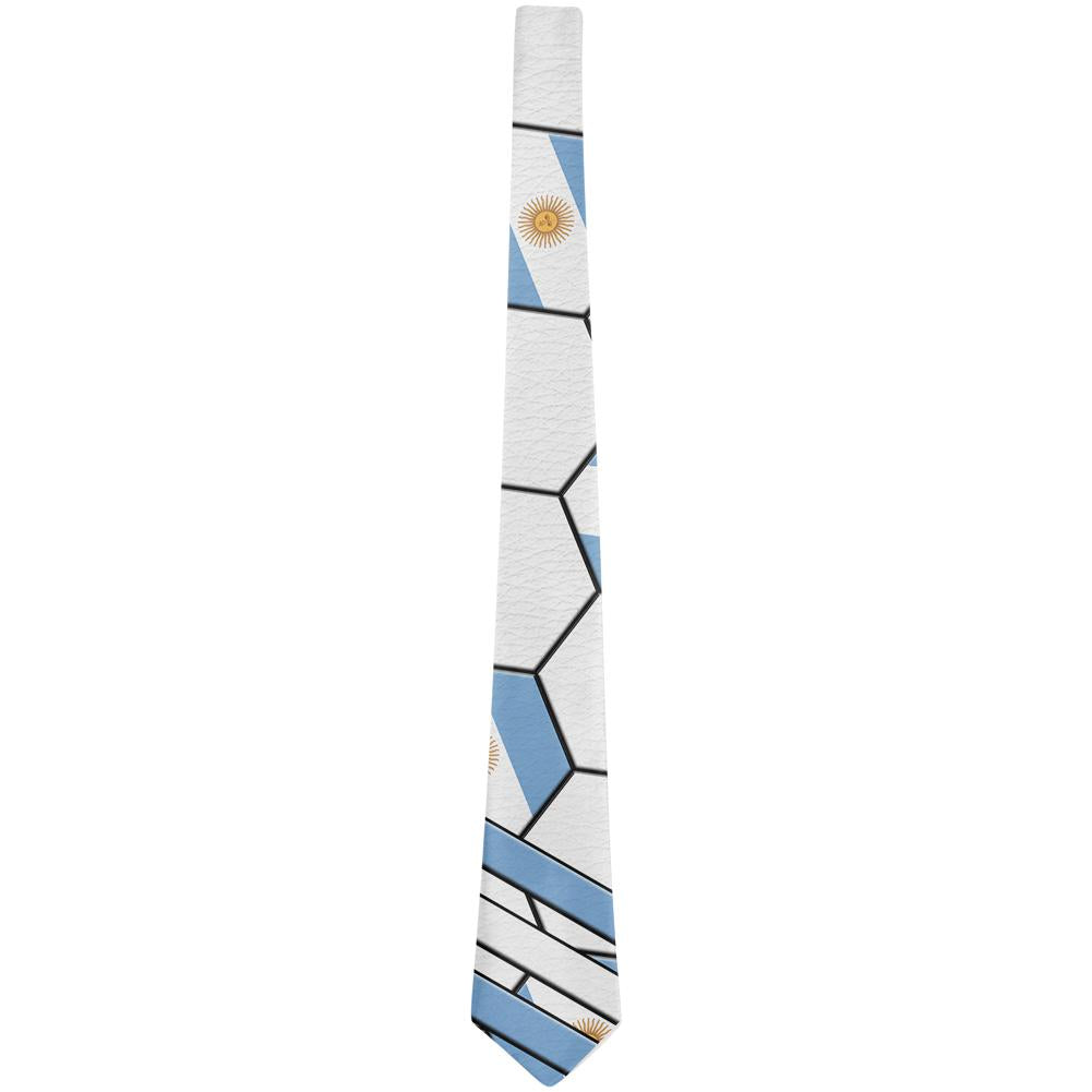 World Cup Argentina Soccer Ball All Over Neck Tie Ties Old Glory   