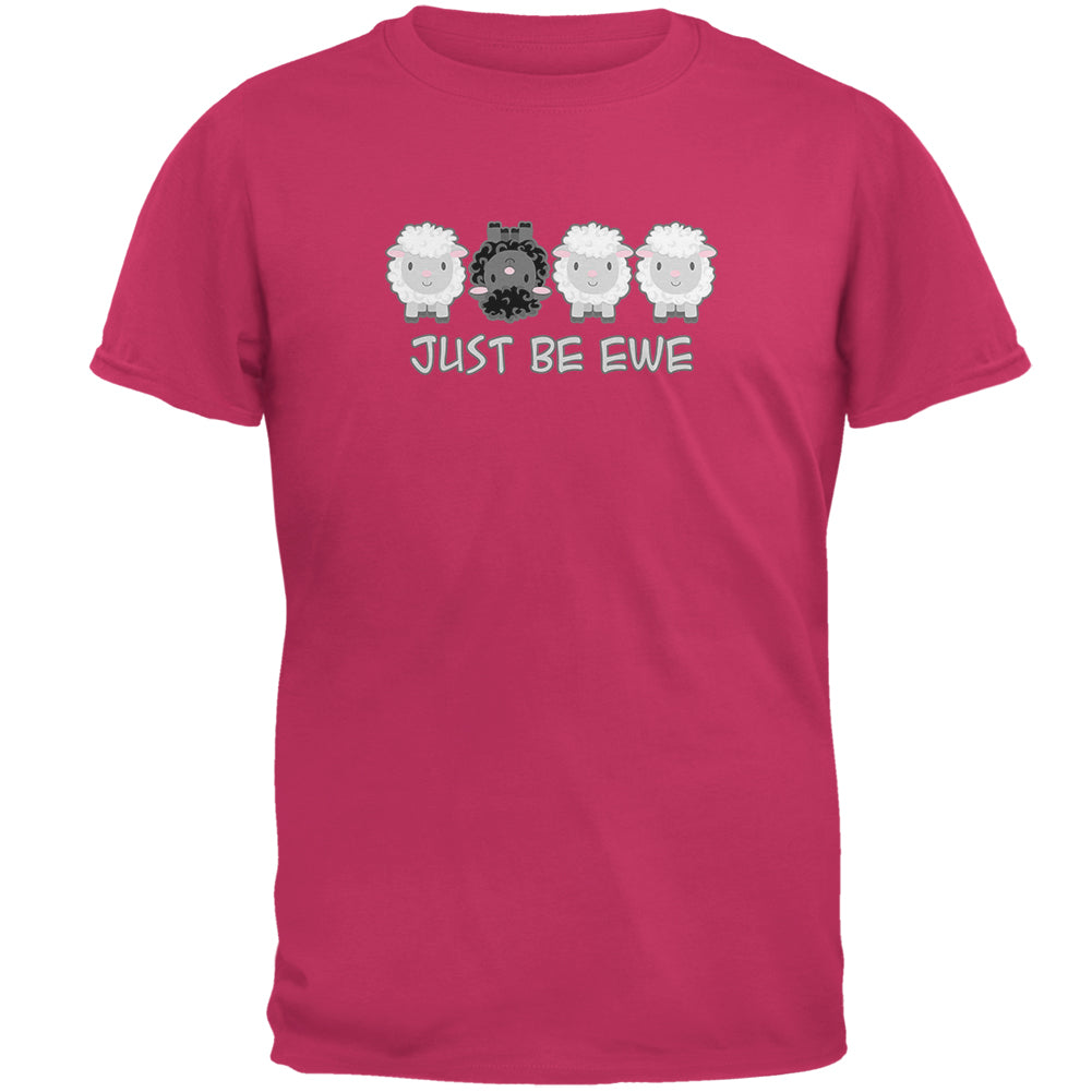 Just Be You Ewe Black Sheep Mens T Shirt Men's T-Shirts Old Glory 2XL Pink 