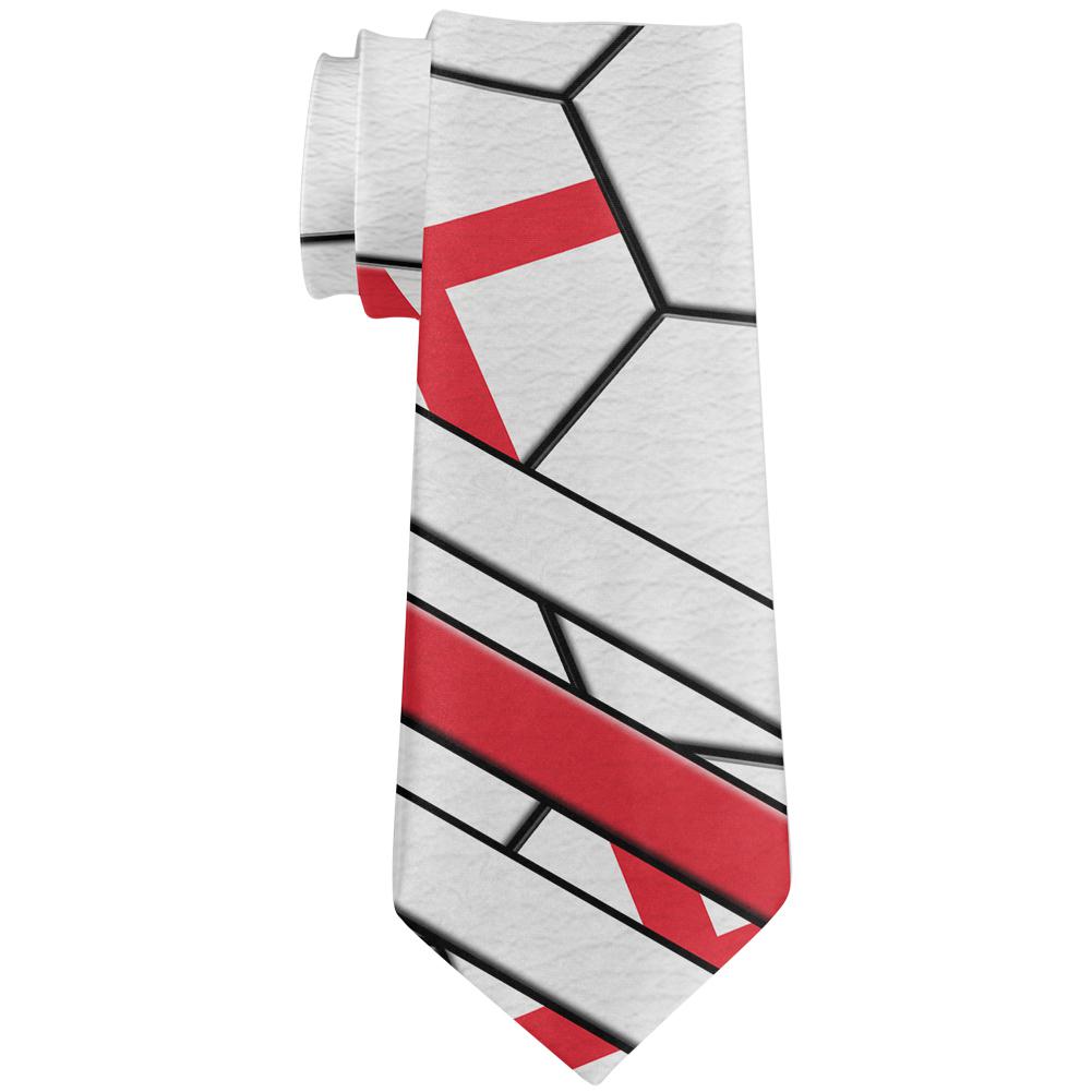 World Cup England Soccer Ball All Over Neck Tie Men's Neck Ties Old Glory OS Multi 