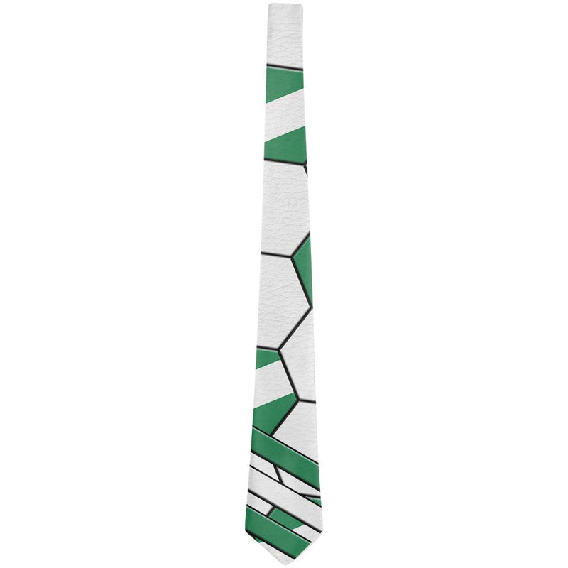 World Cup Nigeria Soccer Ball All Over Neck Tie Ties Old Glory   