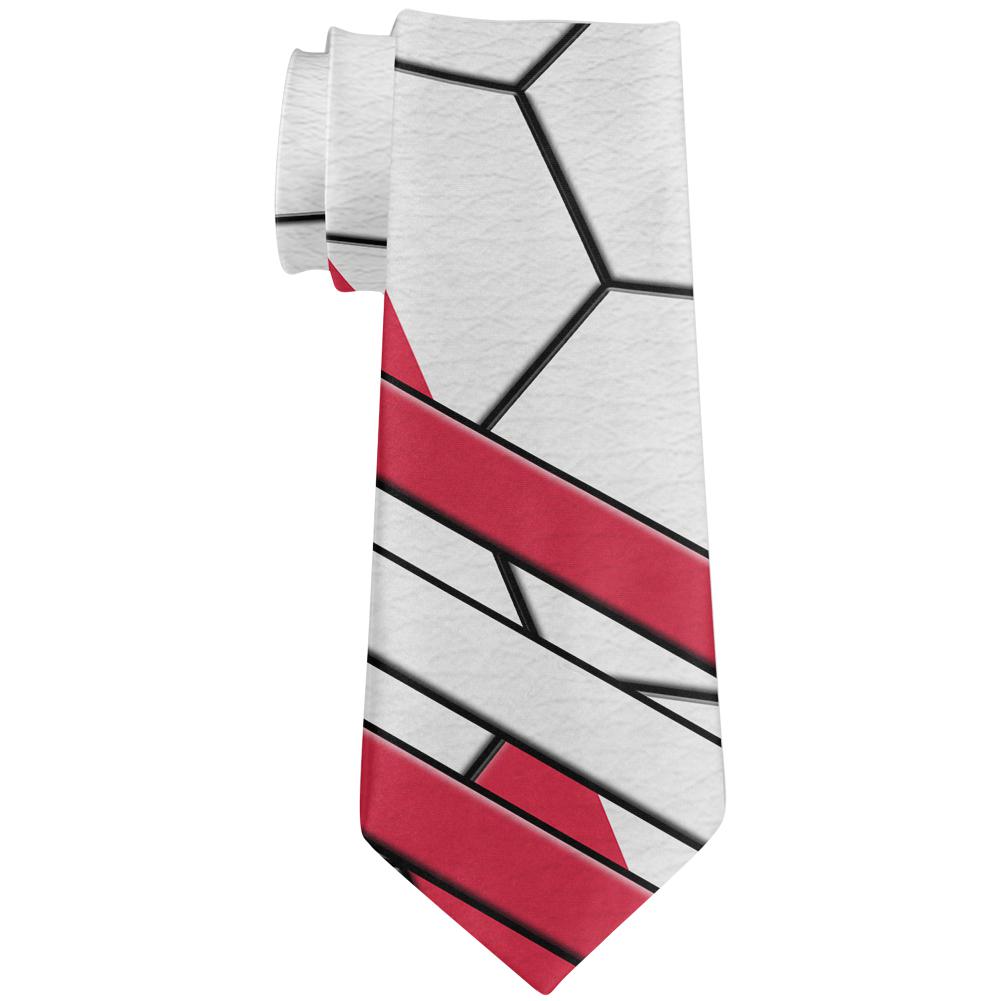 World Cup Poland Soccer Ball All Over Neck Tie Ties Old Glory OS Multi 