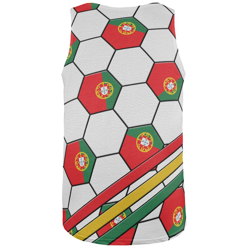 World Cup Portugal Soccer Ball All Over Mens Tank Top Men's Tank Tops Old Glory   