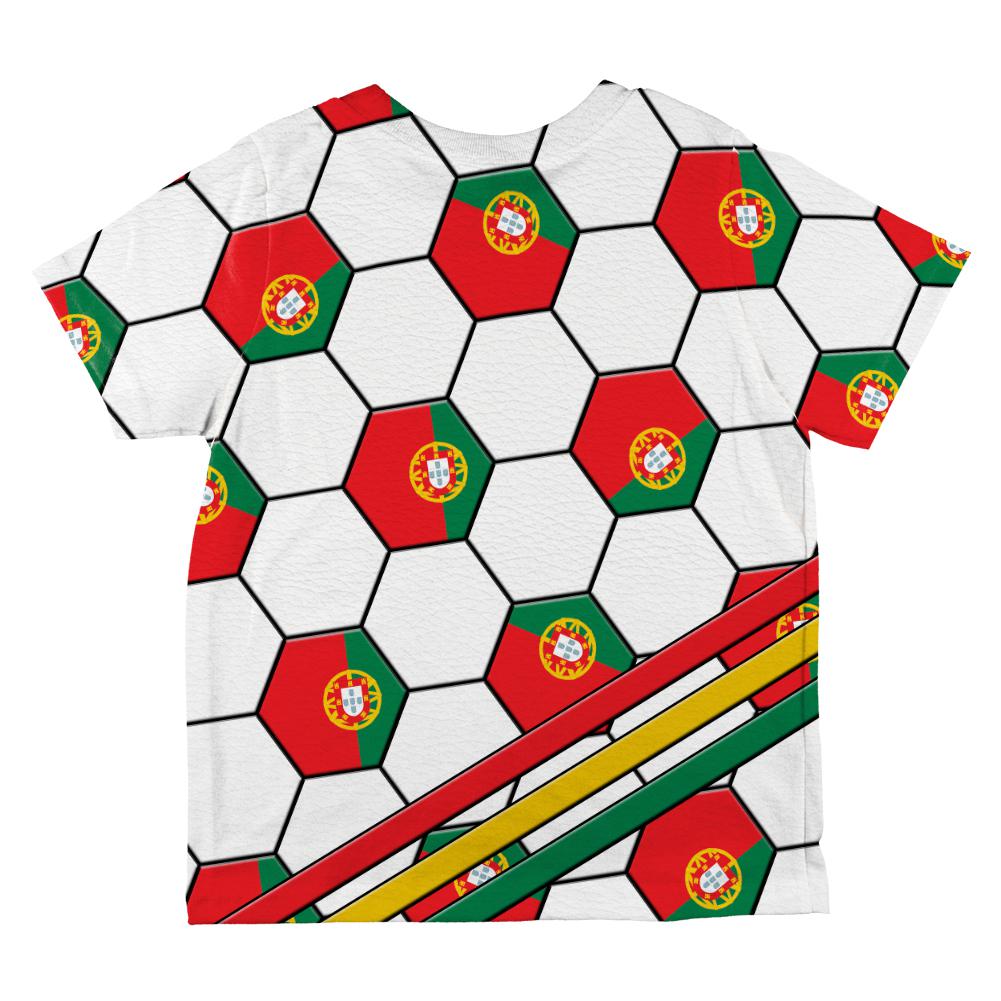 World Cup Portugal Soccer Ball All Over Toddler T Shirt Toddler T-Shirts Old Glory   