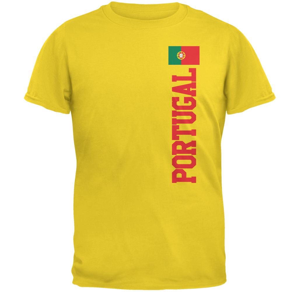 World Cup Portugal Mens T Shirt Men's T-Shirts Old Glory 2XL Yellow 