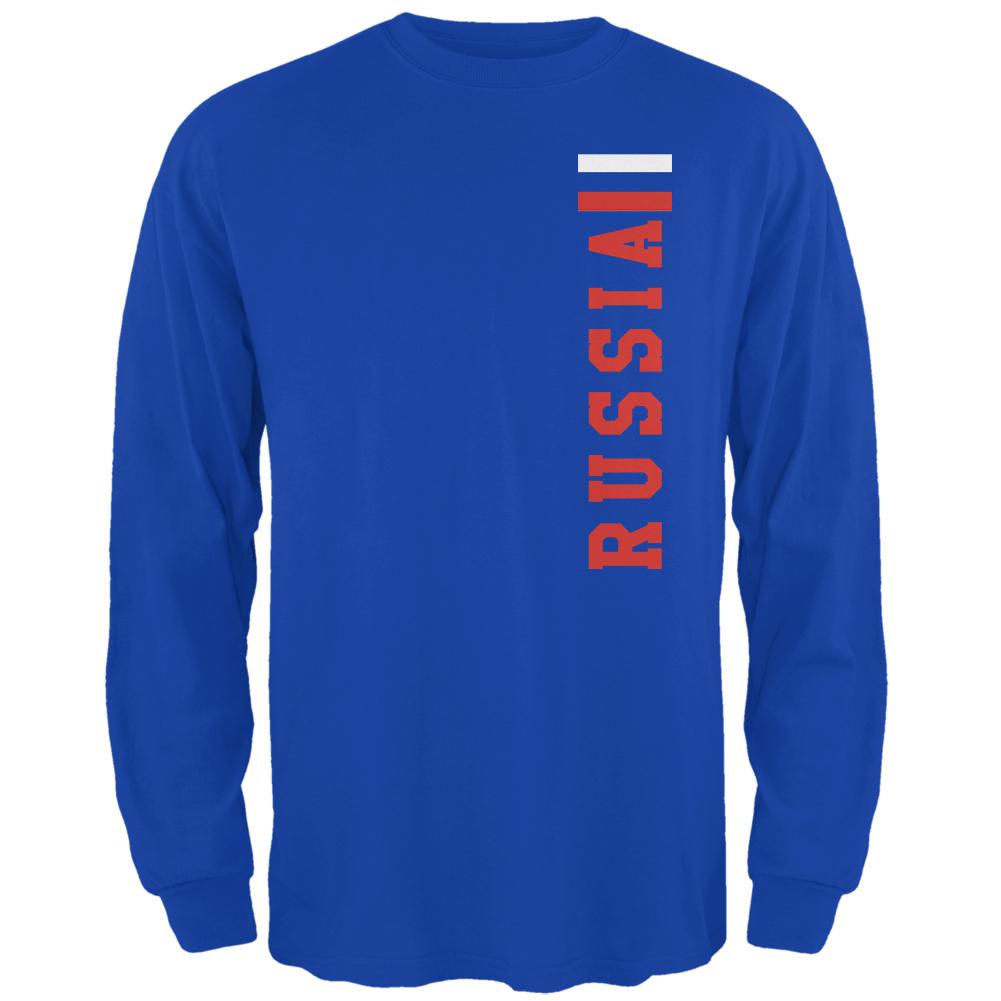 World Cup Russia Mens Long Sleeve T Shirt Men's Long Sleeves Old Glory 2XL Royal 