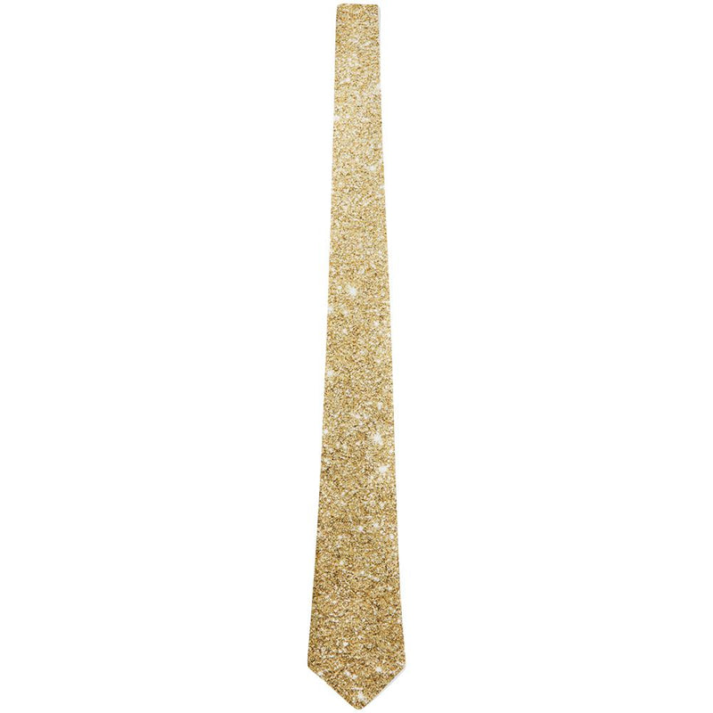 Faux Gold Glitter All Over Neck Tie Ties Old Glory   