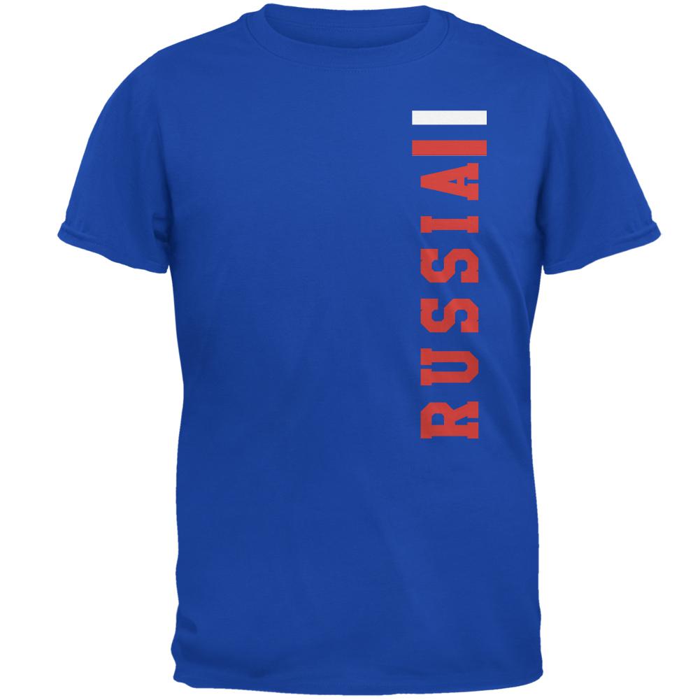 World Cup Russia Mens Soft T Shirt Men's T-Shirts Old Glory 2XL Royal 