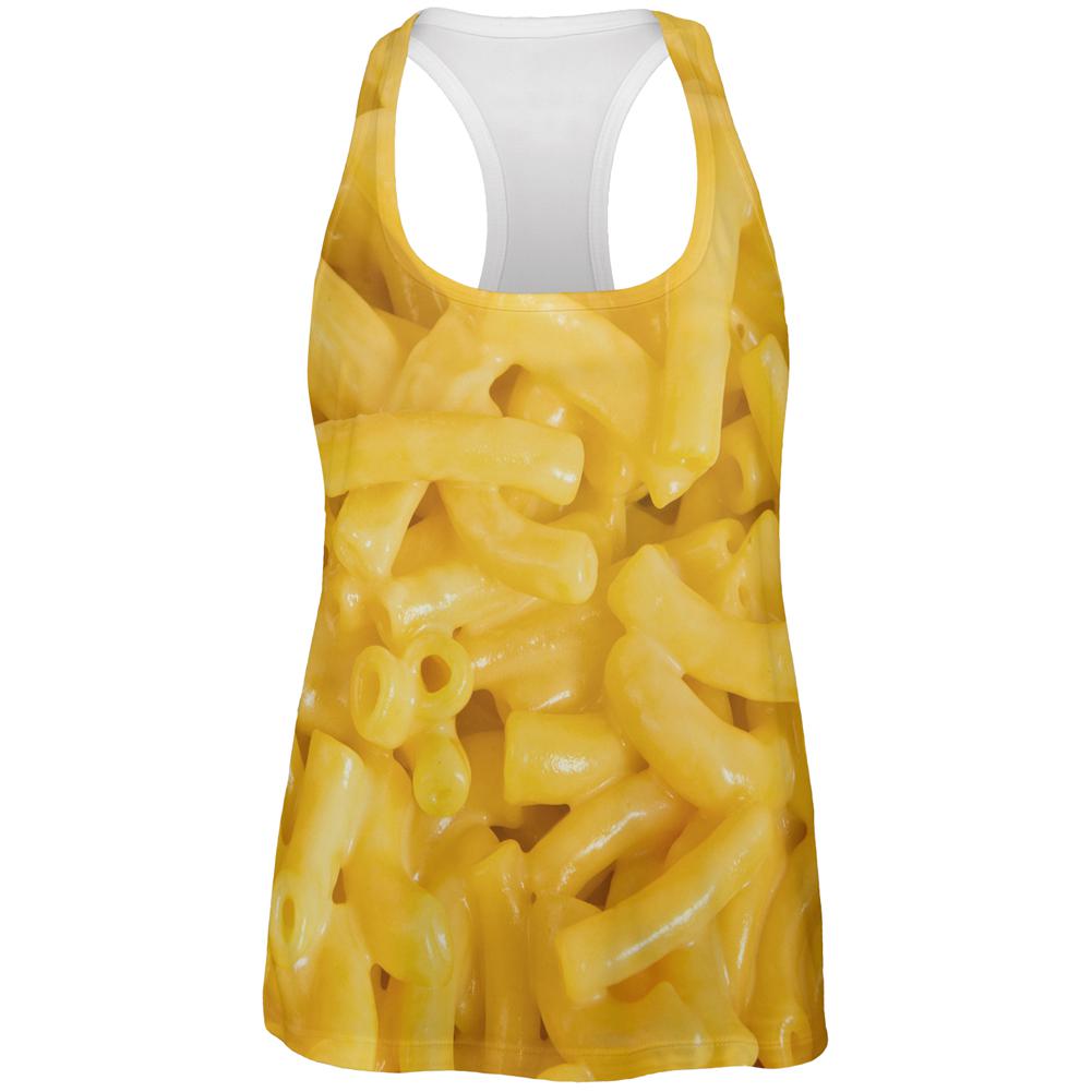 Mac and Cheese All Over Womens Work Out Tank Top Women's Tank Tops Old Glory 2XL Multi 