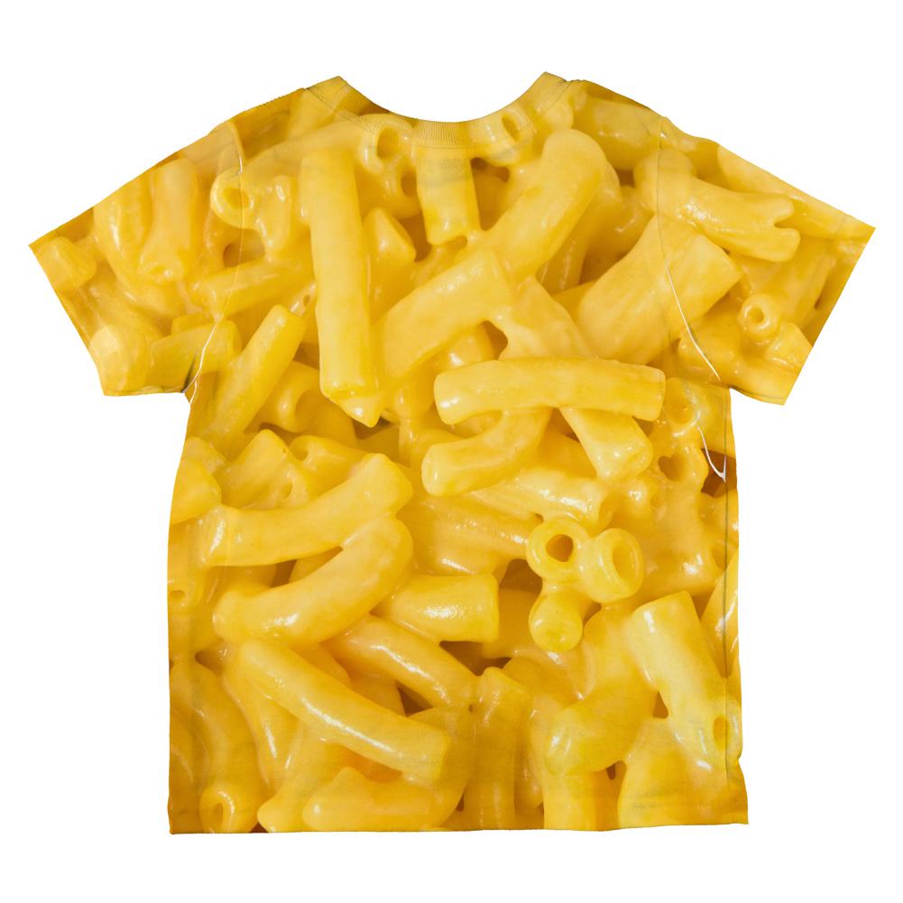 Mac and Cheese All Over Toddler T Shirt Toddler T-Shirts Old Glory   