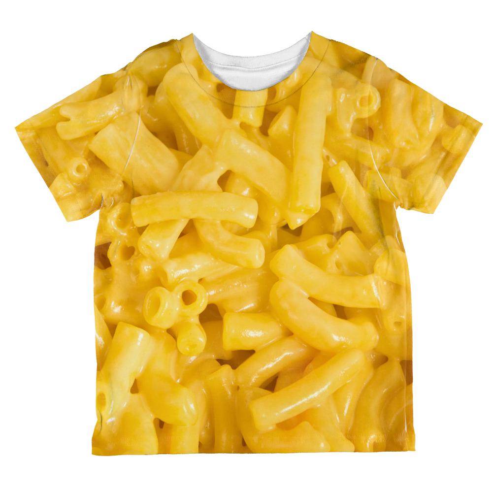 Mac and Cheese All Over Toddler T Shirt Toddler T-Shirts Old Glory 2T Multi 