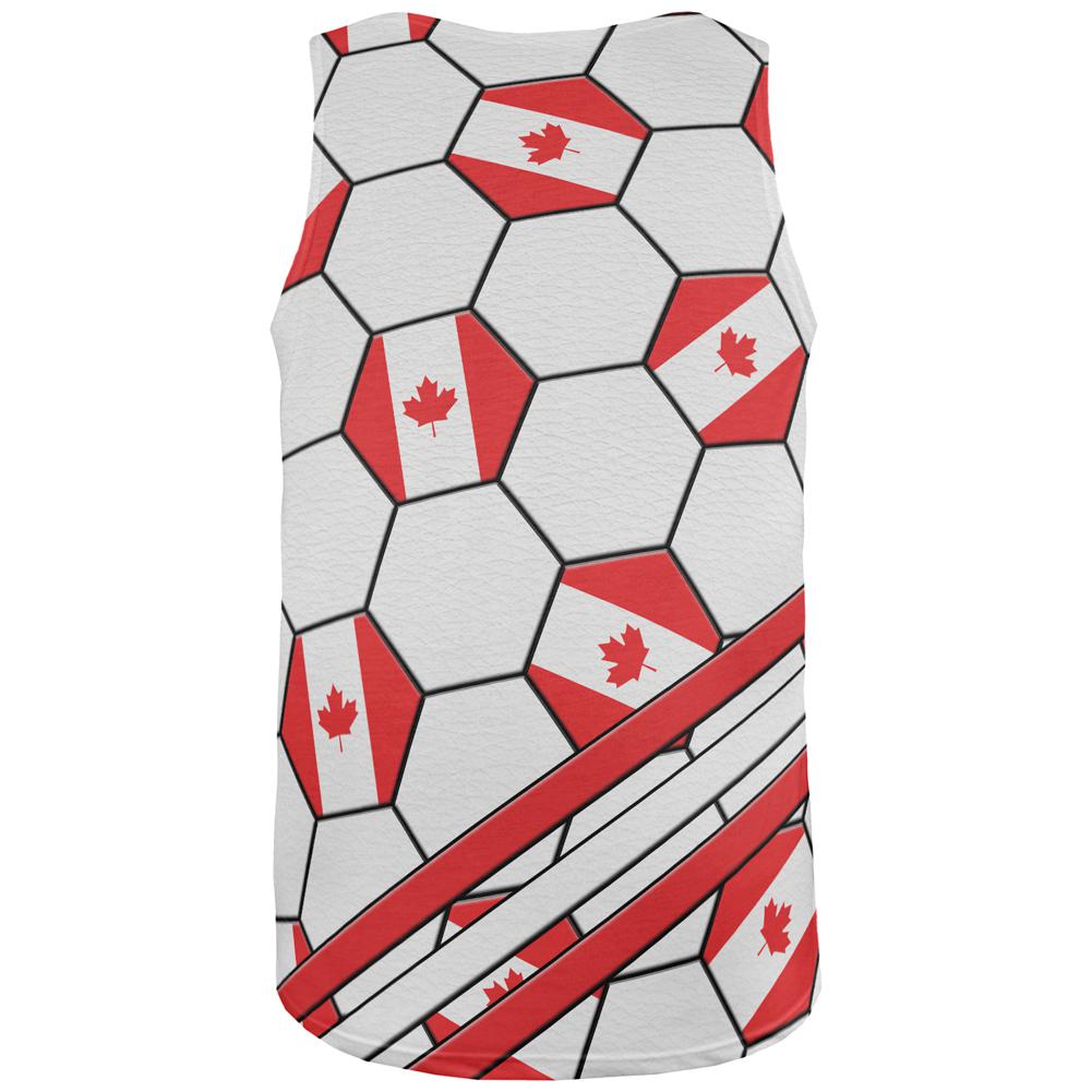 World Cup Canada Soccer Ball All Over Mens Tank Top Men's Tank Tops Old Glory   