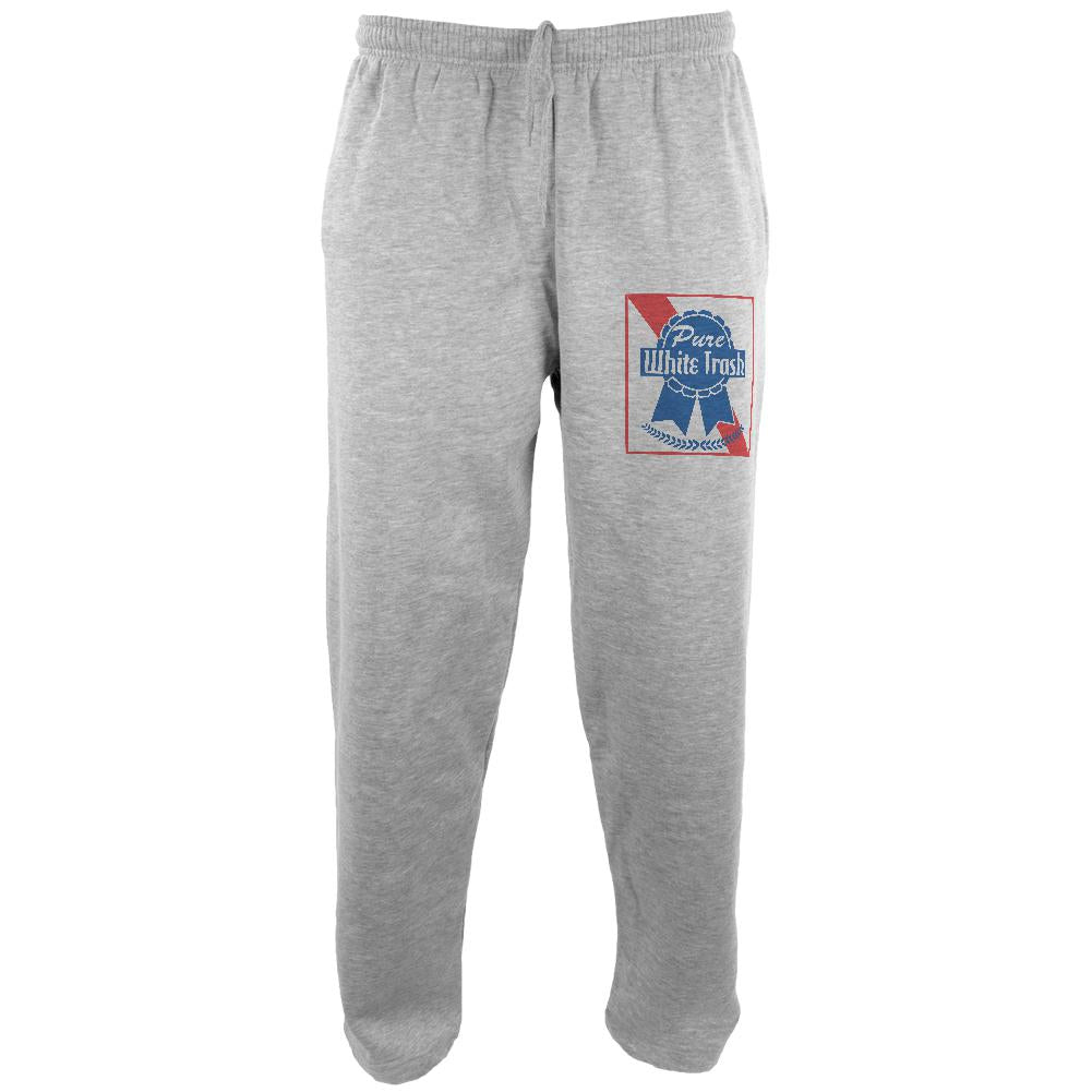 Pure White Trash Mens Sweatpants Men's Sweatpants Old Glory 2XL Heather 