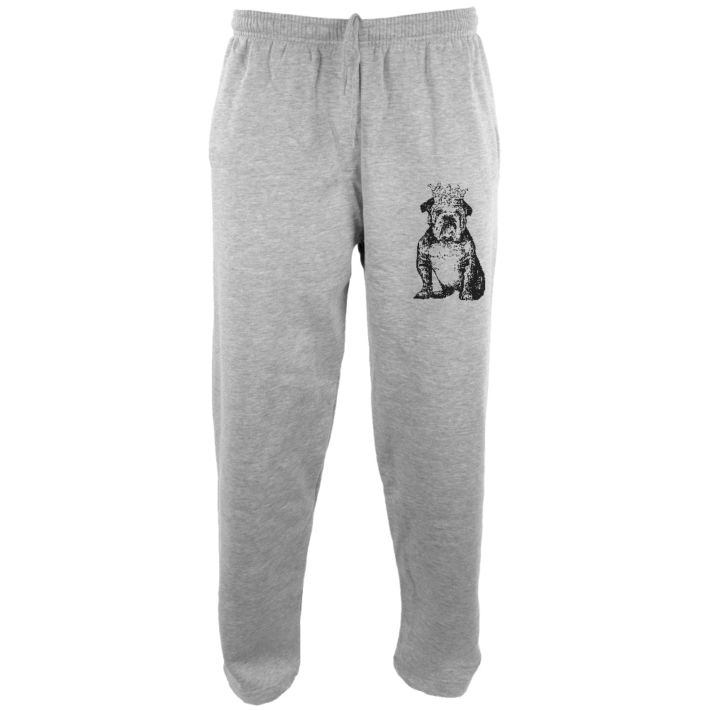 Bulldog Crown Mens Sweatpants Men's Sweatpants Old Glory 2XL Grey 