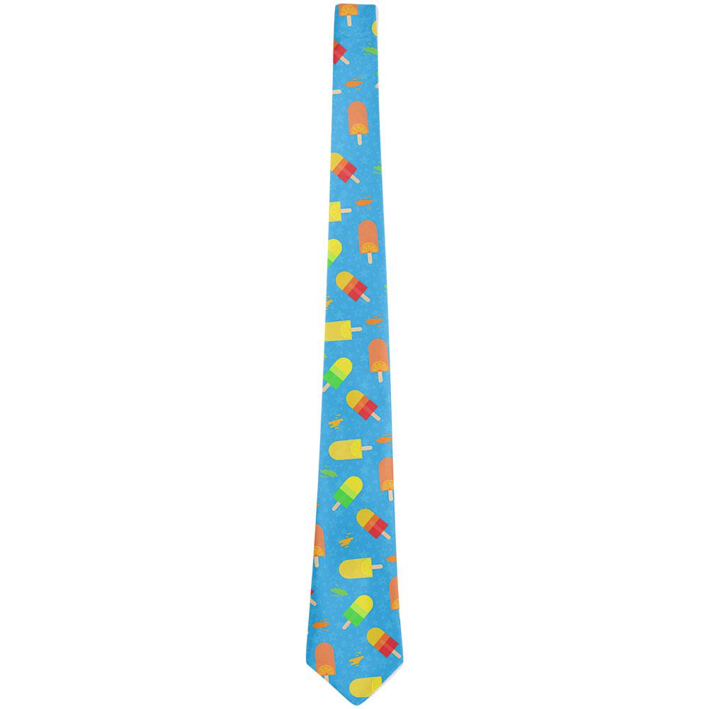 Summer Ice Pop Pattern All Over Neck Tie Ties Old Glory   