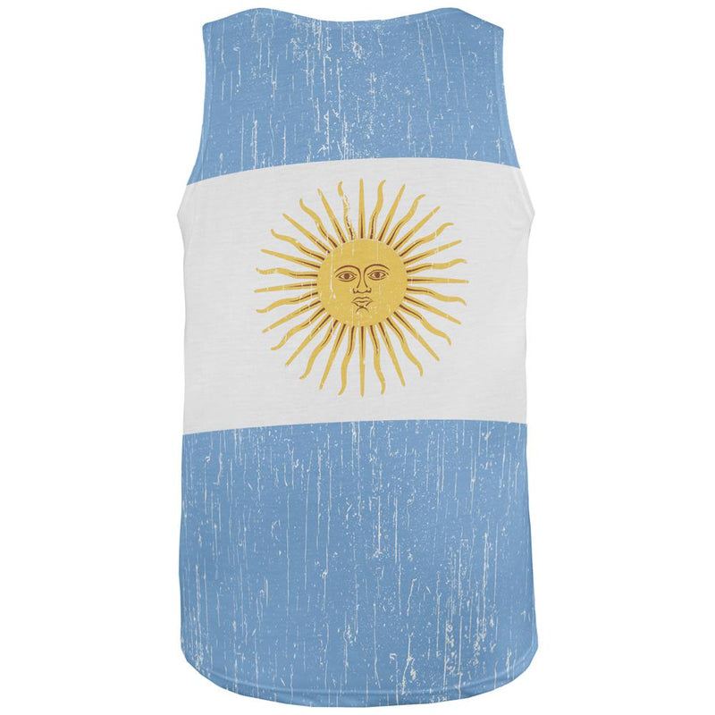 World Cup Argentina Sun All Over Mens Tank Top Men's Tank Tops Old Glory   