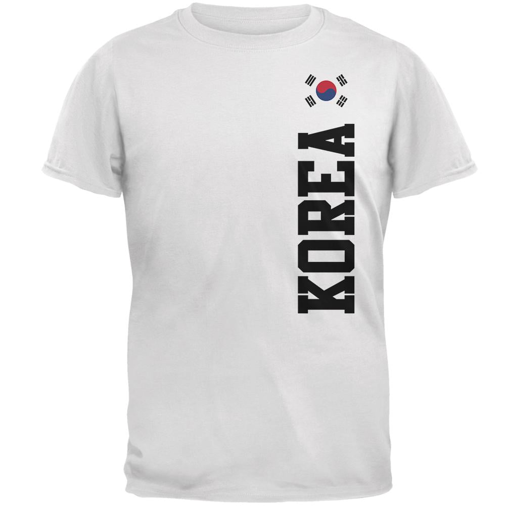 World Cup Korea Mens T Shirt Men's T-Shirts Old Glory 2XL White 