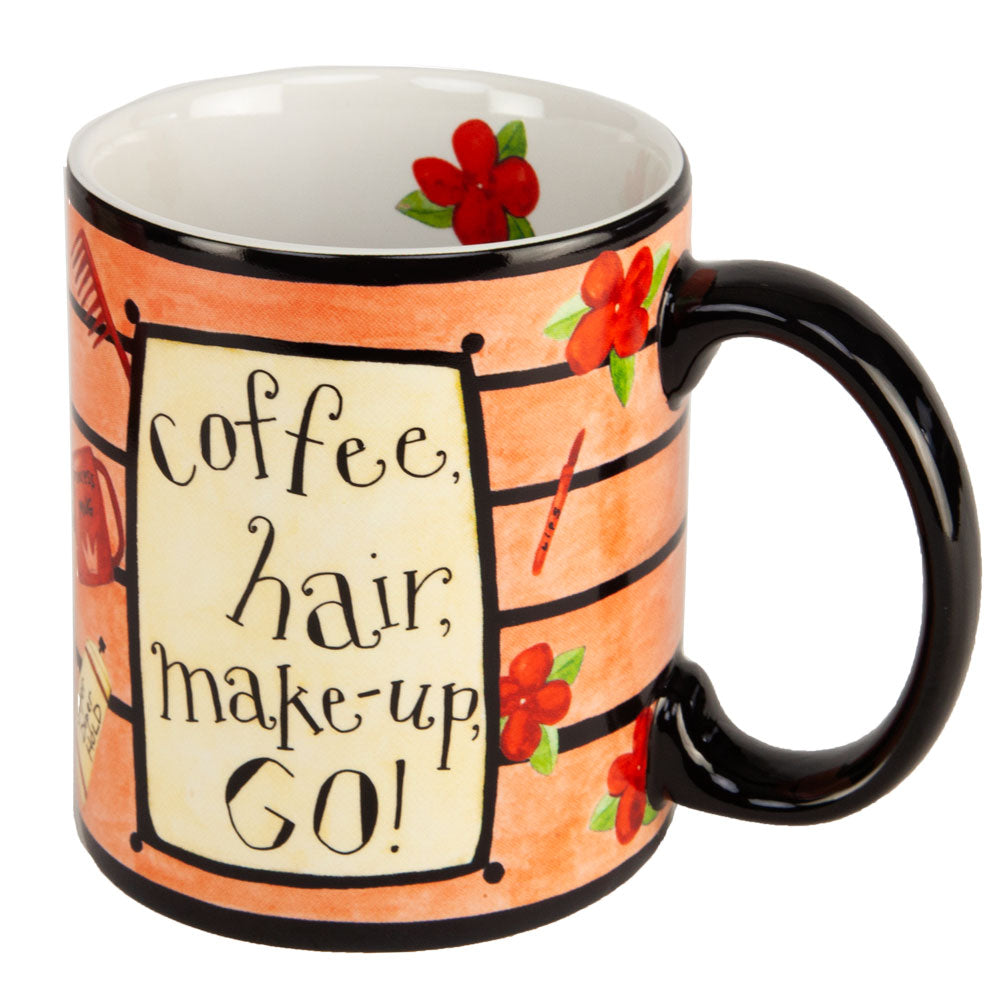 Coffee Hair Makeup Go Coffee Mug Coffee Mugs Parody   