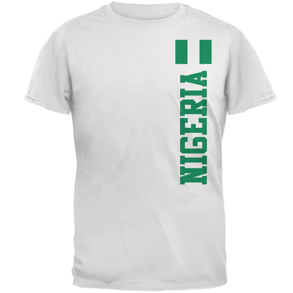 World Cup Nigeria Mens T Shirt Men's T-Shirts Old Glory 2XL White 