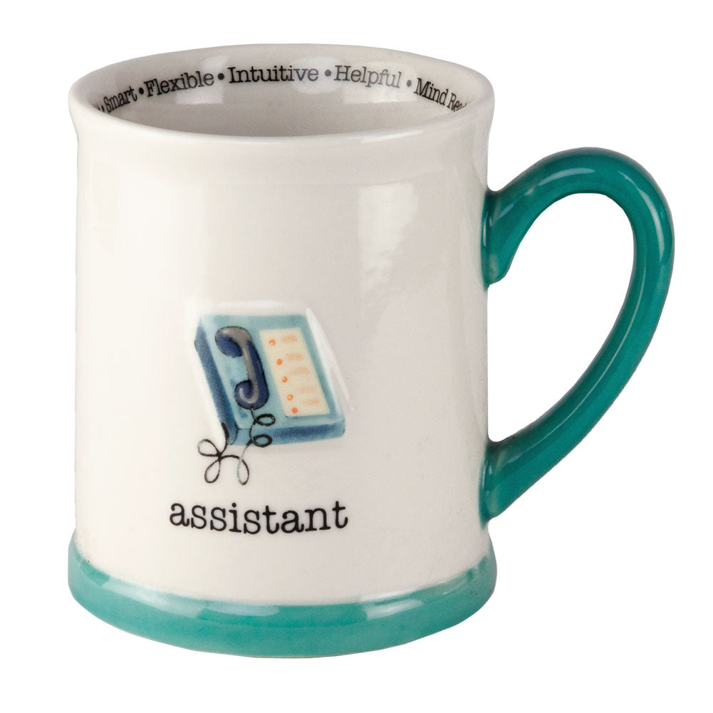 Assistant Receptionist Coffee Mug Coffee Mugs Inspirational OS  