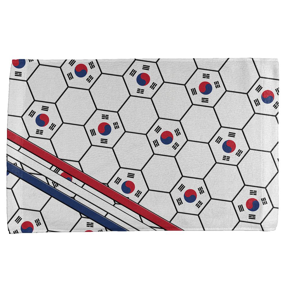 World Cup South Korea Soccer Ball All Over Sport Towel Sports Towels Old Glory OS Multi 