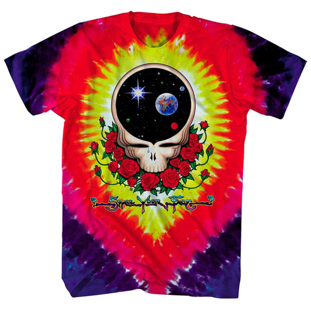 Grateful Dead - Space Your Face SYF Tie Dye Mens Soft T Shirt Men's T-Shirts Grateful Dead   