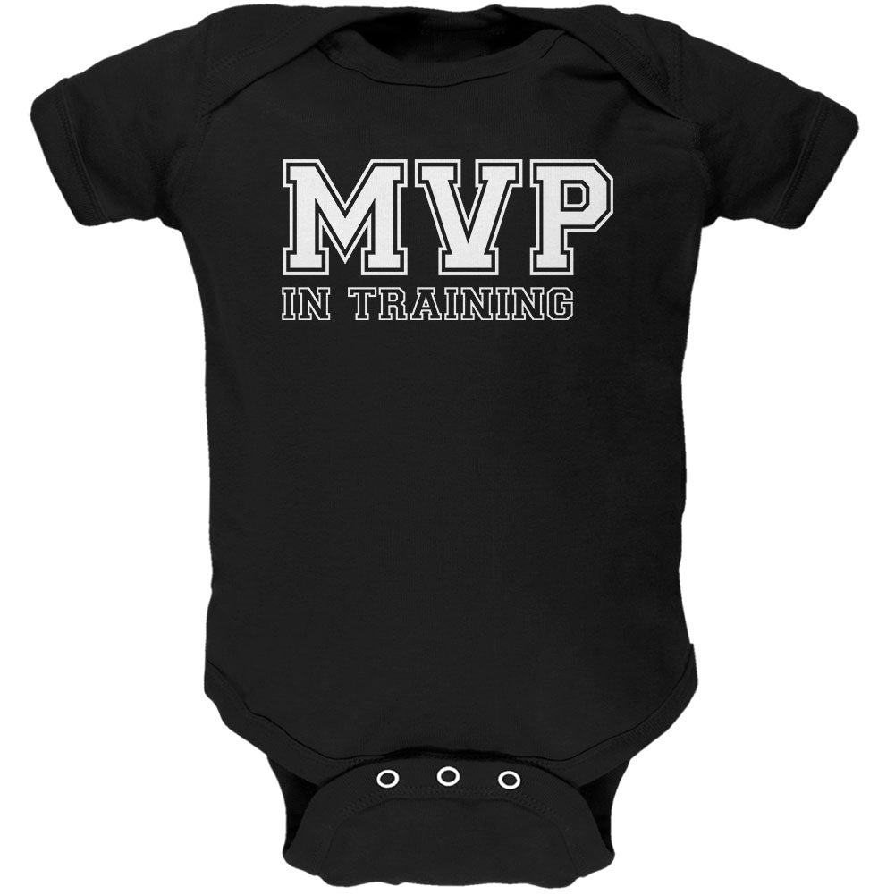 Back To School MVP In Training Soft Baby One Piece Baby One Piece global 0-3M Black 