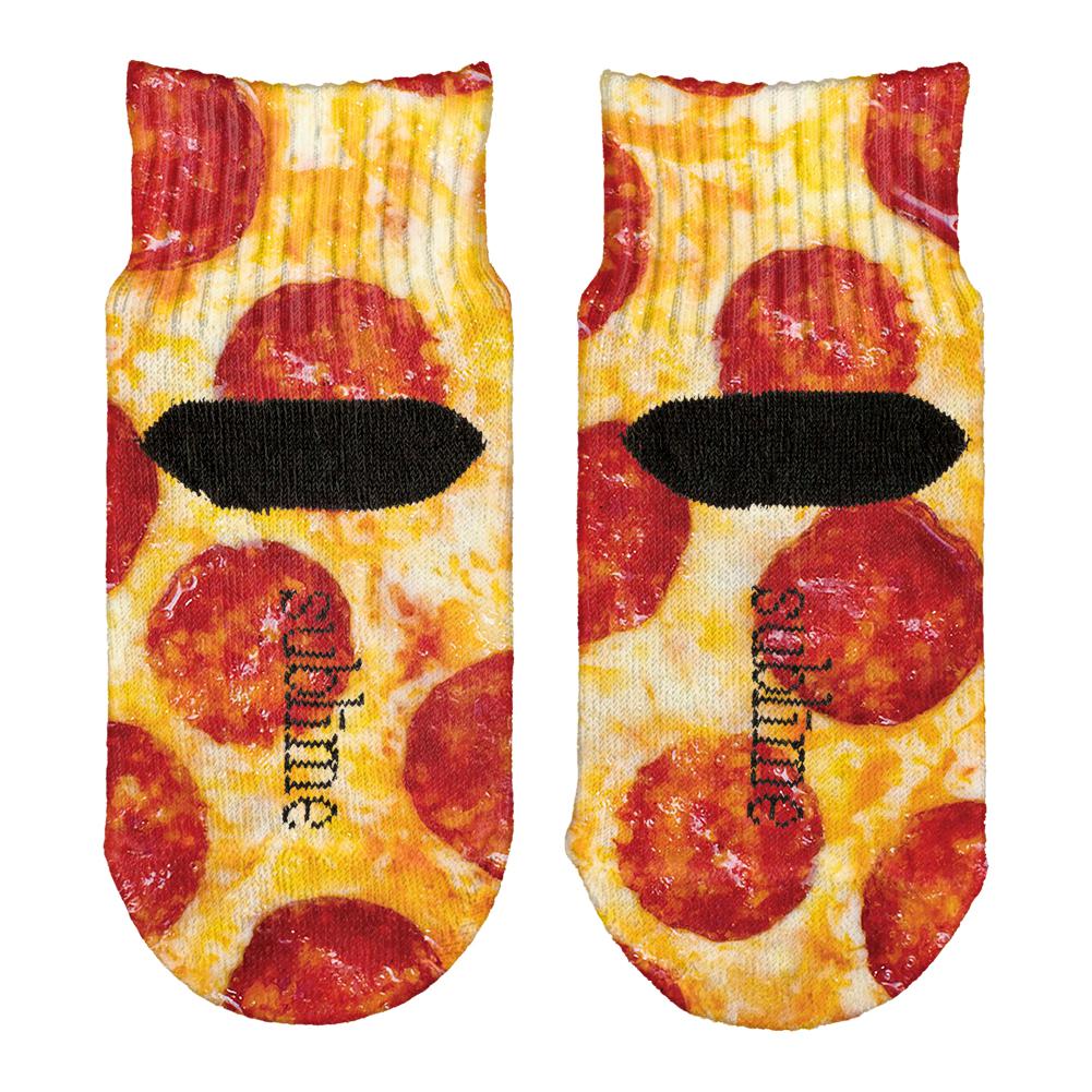 Pepperoni Pizza Costume All Over Toddler Ankle Socks Toddler Socks Old Glory   