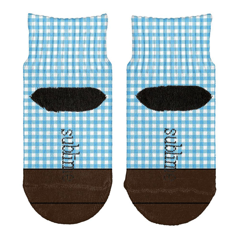 Oktoberfest Lederhosen Costume German Blue Plaid Toddler Ankle Socks Toddler Socks Old Glory   