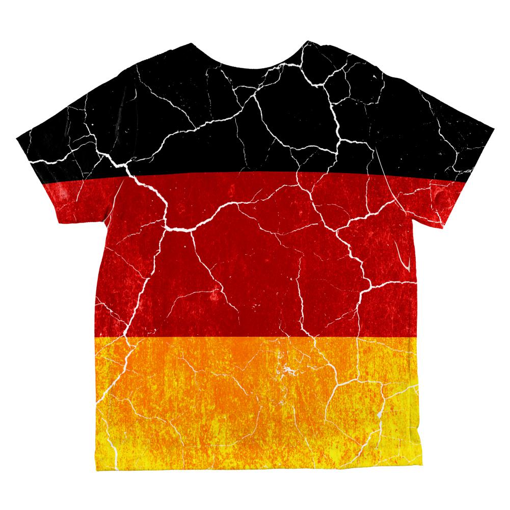 Oktoberfest Distressed Grunge German Flag All Over Toddler T Shirt Toddler T-Shirts Old Glory   