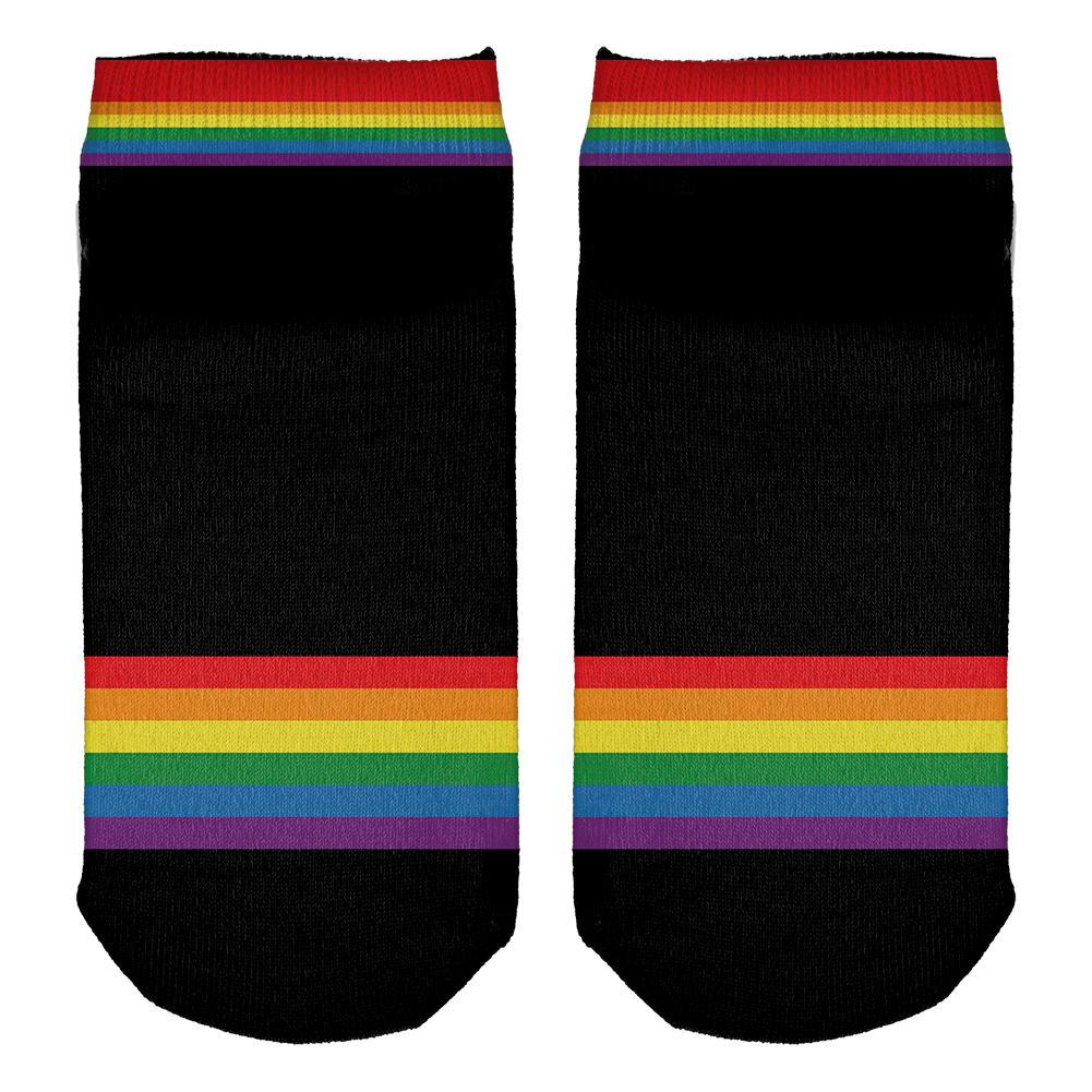 LGBT Proud Rainbow Gay Pride Flag All Over Adult Ankle Socks Socks Old Glory   