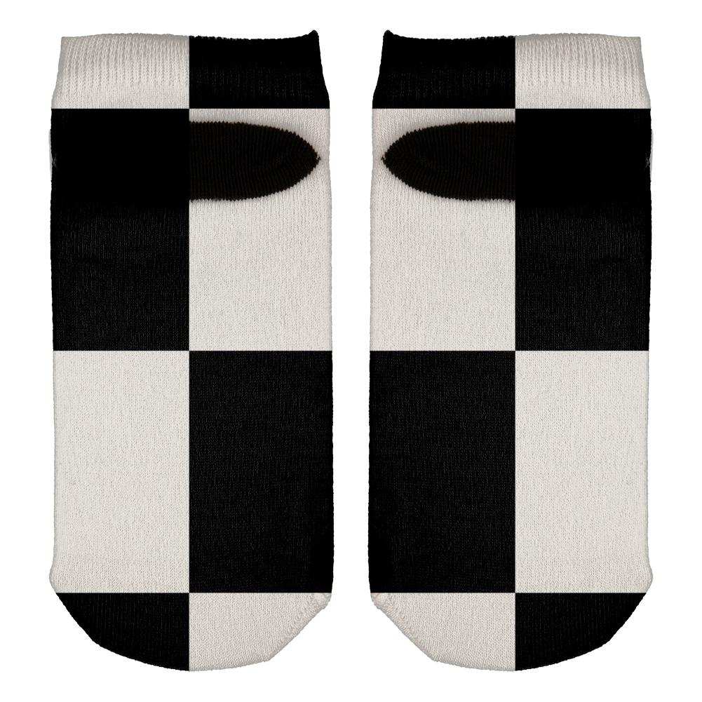 Finish Line Checkered Flag All Over Adult Ankle Socks Socks Old Glory   