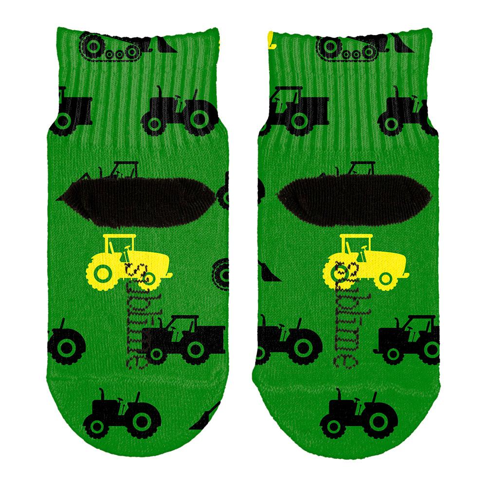 Tractor Farm Little Boy Kid Repeat Pattern All Over Toddler Ankle Socks Toddler Socks Old Glory   