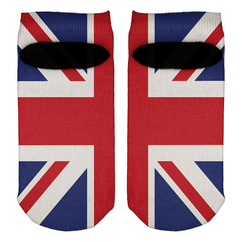 British Flag Union Jack All Over Adult Ankle Socks Socks Old Glory   