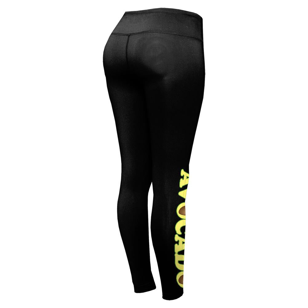 Cinco De Mayo Avocado Heart Womens Performance Leggings Women's Leggings Old Glory   